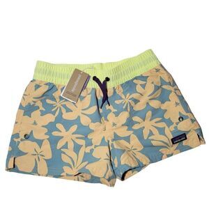 Patagonia Baggies Shorts Girls Youth Large (12) Hybrid Swim Costa Rica Peach NWT